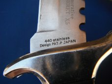 SABURO HANDMADE IN JAPAN COMMEMORATIVE GREEN BERET X5 FOLDING FIGHTING KNIFE