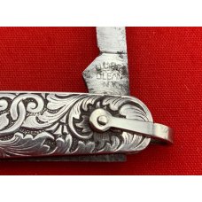 Vintage KA-BAR UC CO (United Cutlery C0) 2-Blade Shadow Pen Pocket Knife c.1923-1951 Sterling Silver Vintage KA-BAR UC CO (United Cutlery C0) 2-Blade Shadow Pen Pocket Knife c.1923-1951 Sterling Silver