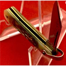 Vintage Unbranded Sleeveboard 1-Blade Shadow Watch Fob Pen Pocket Knife Abalone Scales Vintage Unbranded Sleeveboard 1-Blade Shadow Watch Fob Pen Pocket Knife Abalone Scales