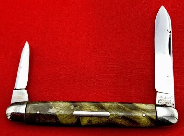Vintage CHALLENGE STAINLESS Equal End Senator Pen Folding Pocket Knife Blade Etch c.1905-1928 Vintage CHALLENGE STAINLESS Equal End Senator Pen Folding Pocket Knife Blade Etch c.1905-1928
