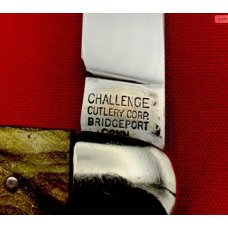 Vintage CHALLENGE STAINLESS Equal End Senator Pen Folding Pocket Knife Blade Etch c.1905-1928 Vintage CHALLENGE STAINLESS Equal End Senator Pen Folding Pocket Knife Blade Etch c.1905-1928