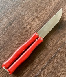 Rare Vintage Hackman Finland CIA Balisong Butterfly Knife Rare Vintage Hackman Finland CIA Balisong Butterfly Knife