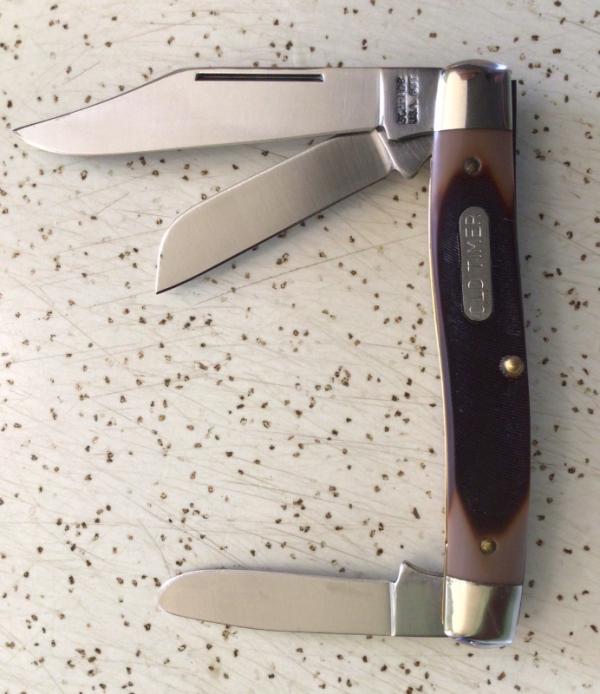 VINTAGE SCHRADE USA 8OT “OLD TIMER” STOCKMAN POCKET KNIFE/ SWEET KNIFE MAN VINTAGE SCHRADE USA 8OT “OLD TIMER” STOCKMAN POCKET KNIFE/ SWEET KNIFE MAN