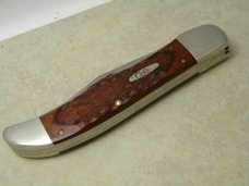 Case XX USA 10 Dot Laminated Wood 6265 Folding Hunter Knife 2010