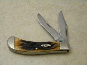 Case XX USA 3 Dot Bone TB62110 SS Tony Bose Saddlehorn Knife
