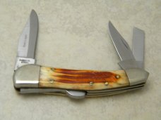 Parker Cut. Co. Japan Bone Lockback Whittler Knife Parker Cut. Co. Japan Bone Lockback Whittler Knife