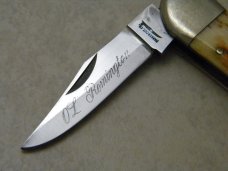 Parker Cut. Co. Japan Bone Lockback Whittler Knife Parker Cut. Co. Japan Bone Lockback Whittler Knife