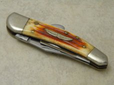Parker Cut. Co. Japan Bone Lockback Whittler Knife Parker Cut. Co. Japan Bone Lockback Whittler Knife