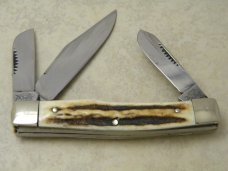 Bulldog Brand Germany Stag Old Dominion Knife Collestor's Assoc. Stockman Knife Bulldog Brand Germany Stag Old Dominion Knife Collestor's Assoc. Stockman Knife