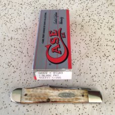 VINTAGE BONE CASE XX BRADFORD PA w/ROMAN NUMERALS 1993 #6111 1/2 “CHEETAH” POCKET KNIFE/NOS/ SWEET 