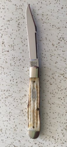 VINTAGE BONE CASE XX BRADFORD PA w/ROMAN NUMERALS 1993 #6111 1/2 “CHEETAH” POCKET KNIFE/NOS/ SWEET 