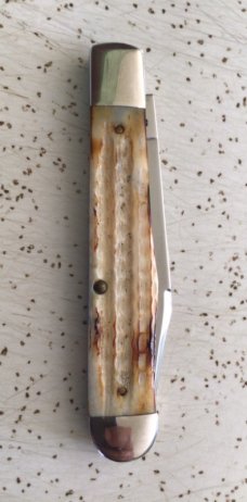 VINTAGE BONE CASE XX BRADFORD PA w/ROMAN NUMERALS 1993 #6111 1/2 “CHEETAH” POCKET KNIFE/NOS/ SWEET 