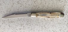 VINTAGE BONE CASE XX BRADFORD PA w/ROMAN NUMERALS 1993 #6111 1/2 “CHEETAH” POCKET KNIFE/NOS/ SWEET 