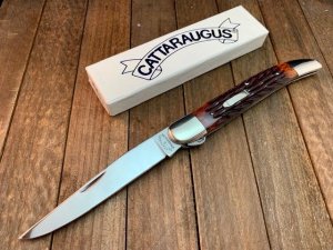 Cattaraugus Cutlery (A.G. Russell) Large Toothpick with Bolster Lock Seki Japan Made
