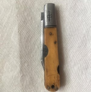 ORIGINAL OLD 1800's RUSSELL DADDY LOCKBACK BARLOW