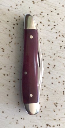 VINTAGE BONE CASE XX 1979 #6220 PEANUT POCKET KNIFE / BEAUTIFUL ROSE BONE PIECE VINTAGE BONE CASE XX 1979 #6220 PEANUT POCKET KNIFE / BEAUTIFUL ROSE BONE PIECE