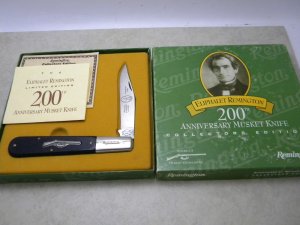 Remington UMC USA Delrin R1240 AN Musket-1 200th Anniversary 1793-1993 Daddy Barlow Knife - NIB 