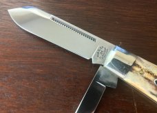 Marbles MSA English Jack Knife, Stag Handle, USA Made In 2001, New 