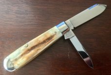 Marbles MSA English Jack Knife, Stag Handle, USA Made In 2001, New 