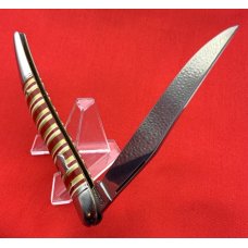 Vintage IMPERIAL PROV., R.I. Sportsmaster Outdoor Pocket Knife c.1956-1988 Candy Stripe Celluloid