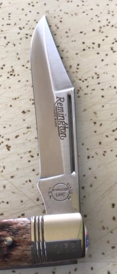 VINTAGE BONE REMINGTON UMC MADE IN USA 1992 R1253 “GUIDE” SILVER BULLET KNIFE/NOS/w STERLING SHIELD VINTAGE BONE REMINGTON UMC MADE IN USA 1992 R1253 “GUIDE” SILVER BULLET KNIFE/NOS/w STERLING SHIELD
