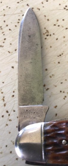 VINTAGE BONE CAMILLUS “SWORD BRAND” CIRCA 1930’s-1940’s WWII ERA SCOUT KNIFE VINTAGE BONE CAMILLUS “SWORD BRAND” CIRCA 1930’s-1940’s WWII ERA SCOUT KNIFE