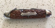 VINTAGE BONE CAMILLUS “SWORD BRAND” CIRCA 1930’s-1940’s WWII ERA SCOUT KNIFE VINTAGE BONE CAMILLUS “SWORD BRAND” CIRCA 1930’s-1940’s WWII ERA SCOUT KNIFE