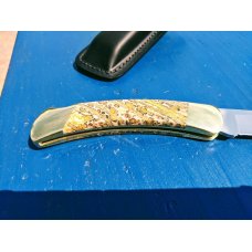 Buck 110 knife custom full slab Leopard Skin Jasper scales *NEW / Unused / Mint* Buck 110 knife custom full slab Leopard Skin Jasper scales *NEW / Unused / Mint*