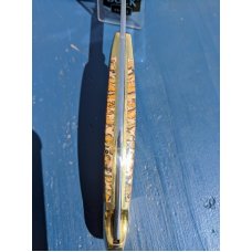 Buck 110 knife custom full slab Leopard Skin Jasper scales *NEW / Unused / Mint* Buck 110 knife custom full slab Leopard Skin Jasper scales *NEW / Unused / Mint*
