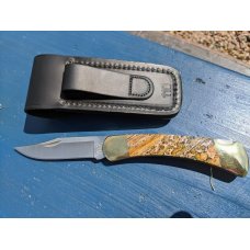 Buck 110 knife custom full slab Leopard Skin Jasper scales *NEW / Unused / Mint* Buck 110 knife custom full slab Leopard Skin Jasper scales *NEW / Unused / Mint*