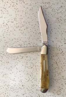 VINTAGE BONE CASE XX 1989 #6240 DOGLEG TRAPPER/ U WANT SWEET ?? GORGEOUS KNIFE VINTAGE BONE CASE XX 1989 #6240 DOGLEG TRAPPER/ U WANT SWEET ?? GORGEOUS KNIFE
