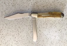VINTAGE BONE CASE XX 1989 #6240 DOGLEG TRAPPER/ U WANT SWEET ?? GORGEOUS KNIFE VINTAGE BONE CASE XX 1989 #6240 DOGLEG TRAPPER/ U WANT SWEET ?? GORGEOUS KNIFE