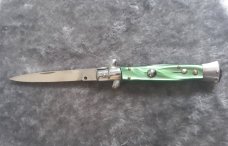 Vintage 80's Edge Co. Italy 9" Green acrylic MINT!