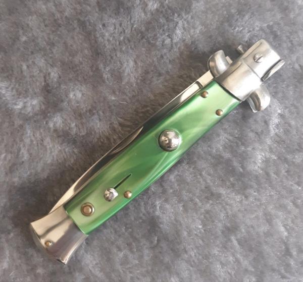 Vintage 80's Edge Co. Italy 9" Green acrylic MINT!