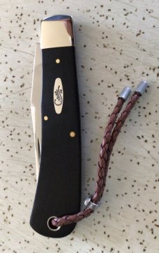 CASE XX 2010 TB71546 BACKPOCKET EBONY POCKET KNIFE w LANYARD/NOS/ “MINT”/ TB = TONY BOSE CASE XX 2010 TB71546 BACKPOCKET EBONY POCKET KNIFE w LANYARD/NOS/ “MINT”/ TB = TONY BOSE