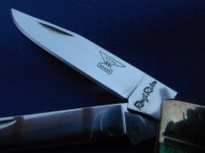 NIB/NOS Rough Rider Knives 2 Blade Trapper Green Bone Folding Pocket Knife. NIB/NOS Rough Rider Knives 2 Blade Trapper Green Bone Folding Pocket Knife.