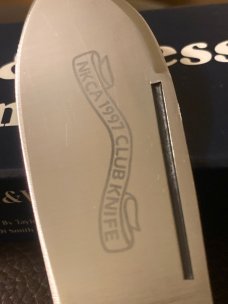 Smith & Wesson USA By Stewart A Taylor 1997 NKCA Red Bone Handle Toe/Sunfish With Two Blades NIB 