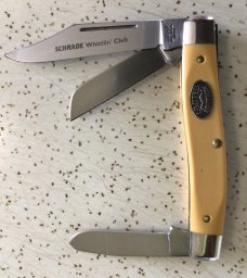 VINTAGE SCHRADE USA 881Y “SPECIAL EDITION” “THE WHITTLIN CLUB” NOS/“SWEET SET”/ “READ DESCRIPTION “ VINTAGE SCHRADE USA 881Y “SPECIAL EDITION” “THE WHITTLIN CLUB” NOS/“SWEET SET”/ “READ DESCRIPTION “