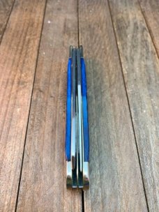 Henckels Made By Boker Trapper Blue Pin Feather Jigged Bone, Beautiful Henckels Made By Boker Trapper Blue Pin Feather Jigged Bone, Beautiful