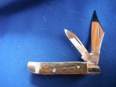 Miller Bros, Deer Stag scales, 2 1/2" Pocket Knife, Like New Miller Bros folding pocket knife. Miller Bros, Deer Stag scales, 2 1/2" Pocket Knife, Like New Miller Bros folding pocket knife.