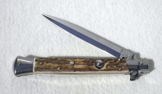 NEW FRANK BELTRAME 11" GENUINE STAG ITALIAN STILETTO