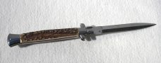 NEW FRANK BELTRAME 11" GENUINE STAG ITALIAN STILETTO