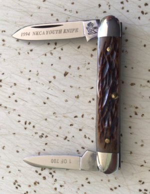 VINTAGE BONE QUEEN 1994 NKCA YOUTH KNIFE/PATTERN #6130/LTD EDITION 1 of 700/ SWEET PIECE 