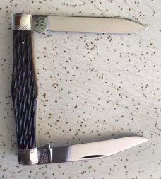 VINTAGE BONE WINCHESTER 1988 #2967 SWELL CENTER MOOSE POCKET KNIFE/NOS/ “BEAUTIFUL PIECE “
