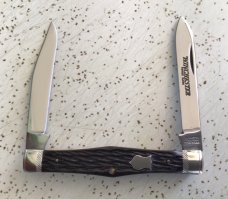 VINTAGE BONE WINCHESTER 1988 #2967 SWELL CENTER MOOSE POCKET KNIFE/NOS/ “BEAUTIFUL PIECE “ VINTAGE BONE WINCHESTER 1988 #2967 SWELL CENTER MOOSE POCKET KNIFE/NOS/ “BEAUTIFUL PIECE “