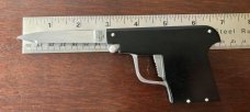 AGA Campolin Letter Opener Pistol Switchblade, Black Handle, Limited Edition of 300 from 2019 