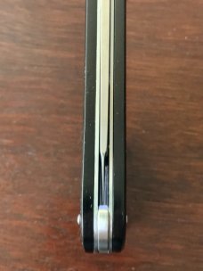 AGA Campolin Letter Opener Pistol Switchblade, Black Handle, Limited Edition of 300 from 2019 