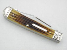 Case knife10406 Select 6254 Trapper corncob jig Antique bone, mop shield. Condition is New. Shipped Case knife10406 Select 6254 Trapper corncob jig Antique bone, mop shield. Condition is New. Shipped