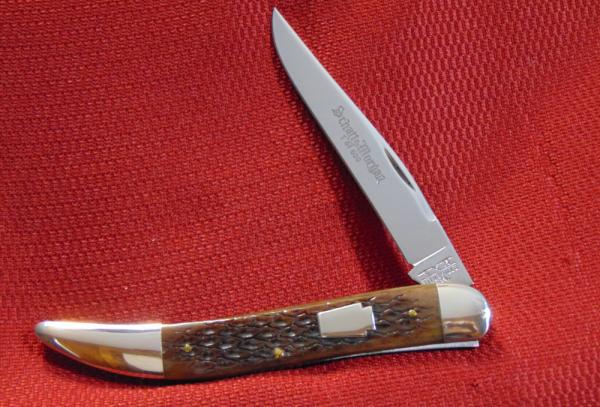 SCHATT & MORGAN 041120 BONE HANDLE LARGE TOOTHPICK KNIFE 2000 QUEEN NO BOX 1 OF 600 SCHATT & MORGAN 041120 BONE HANDLE LARGE TOOTHPICK KNIFE 2000 QUEEN NO BOX 1 OF 600