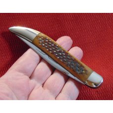 SCHATT & MORGAN 041120 BONE HANDLE LARGE TOOTHPICK KNIFE 2000 QUEEN NO BOX 1 OF 600 SCHATT & MORGAN 041120 BONE HANDLE LARGE TOOTHPICK KNIFE 2000 QUEEN NO BOX 1 OF 600